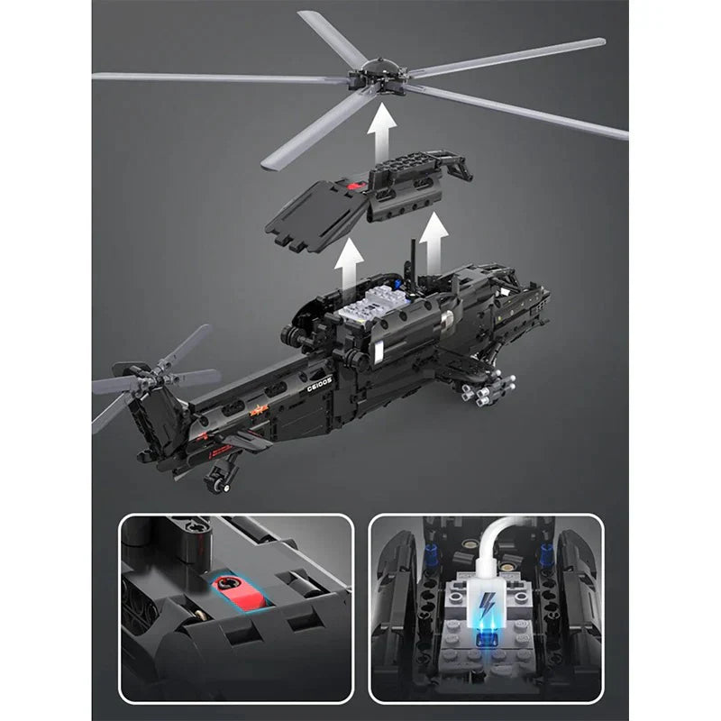 WZ-10 Transporthubschrauber 989 Teile