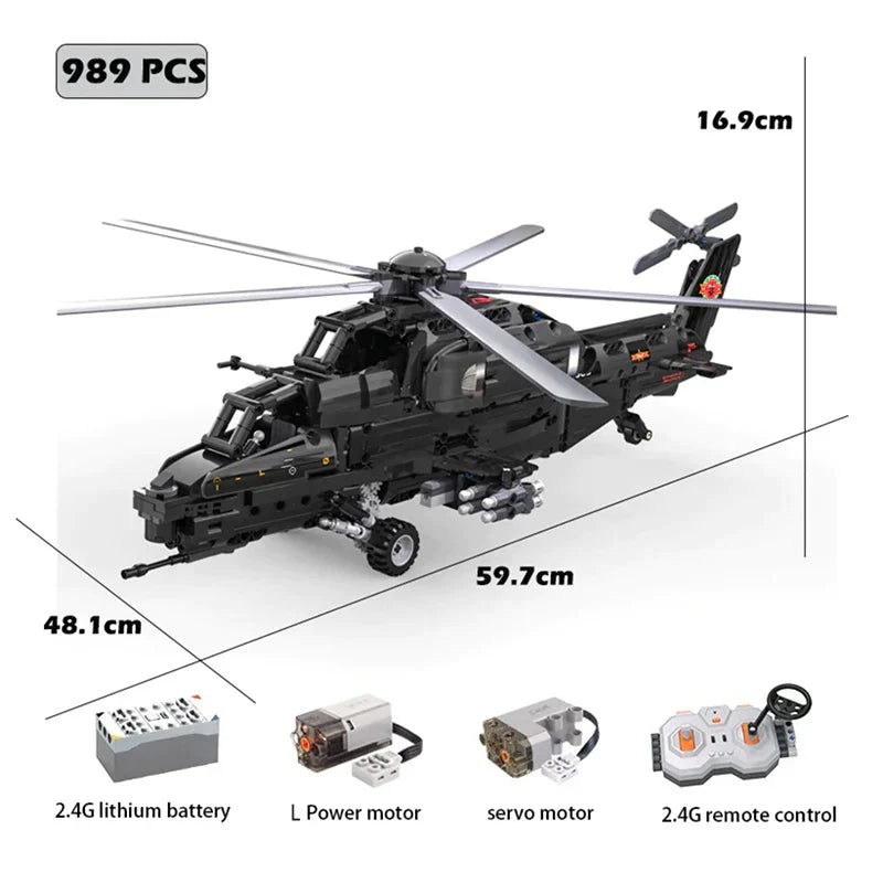 WZ-10 Transporthubschrauber 989 Teile