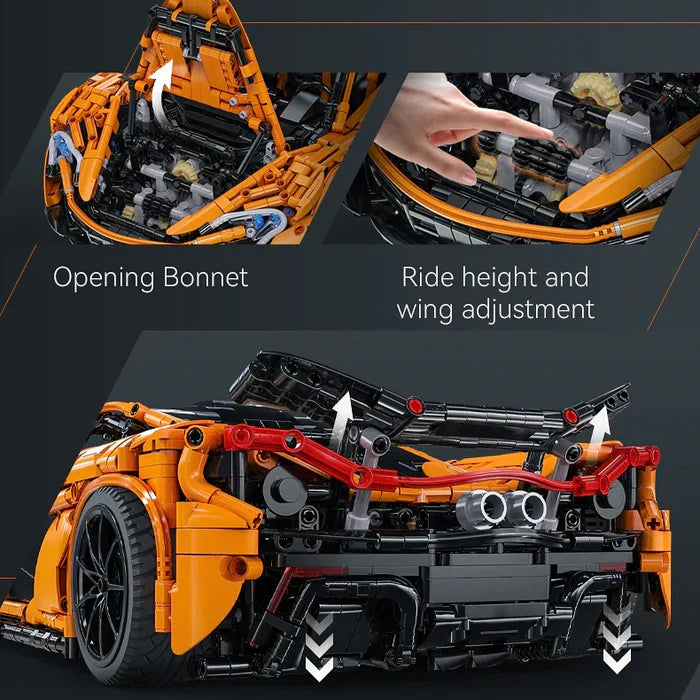 Britisches Hybrid-Hypercar 3616 Teile