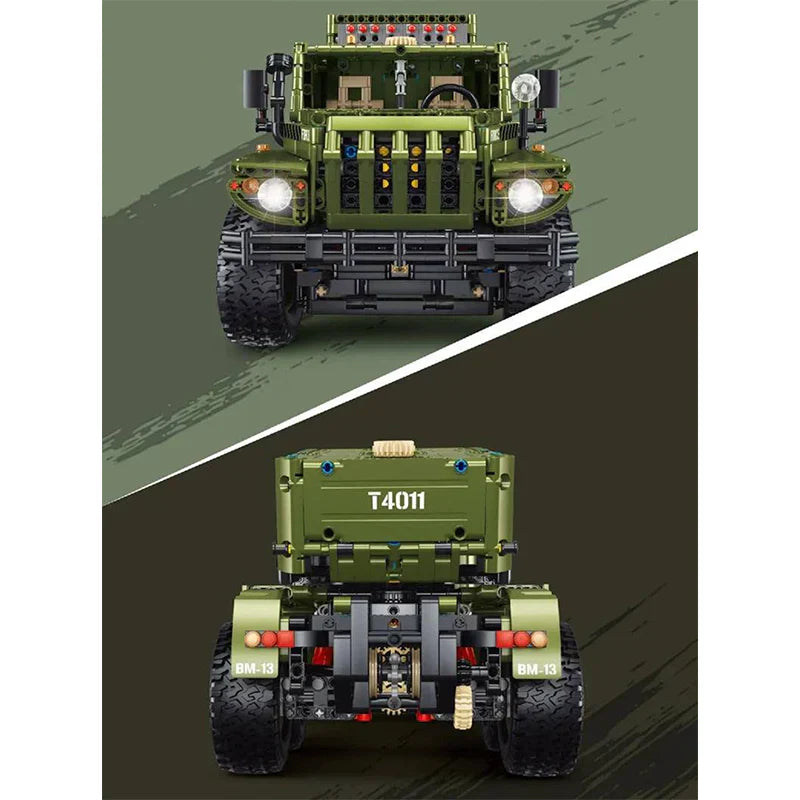 Militärischer Raketenwerfer Katjuscha 2269 Teile