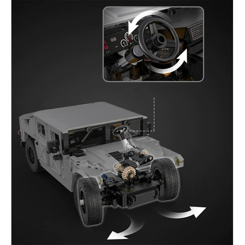 Off-Road H1 Truck 1380PCS