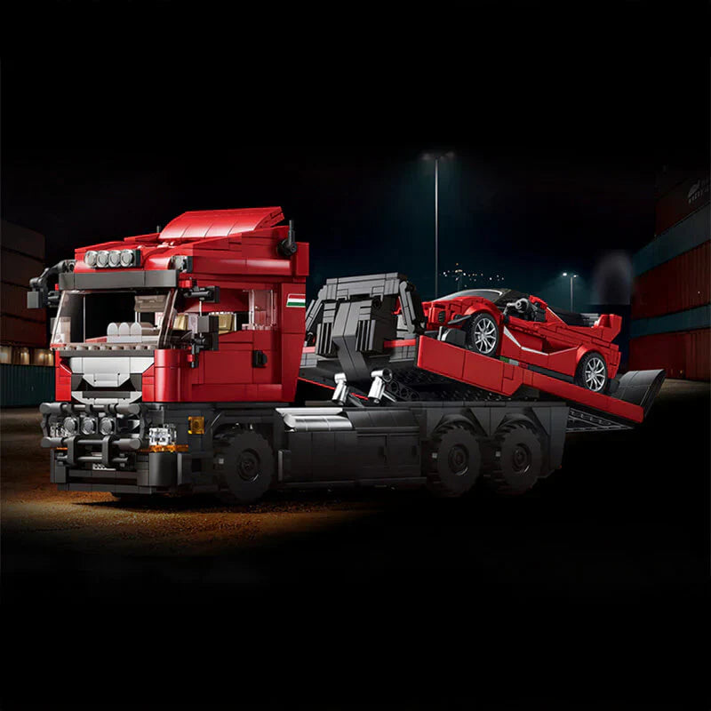 Supercar Transporter Truck Prancing 1727PCS