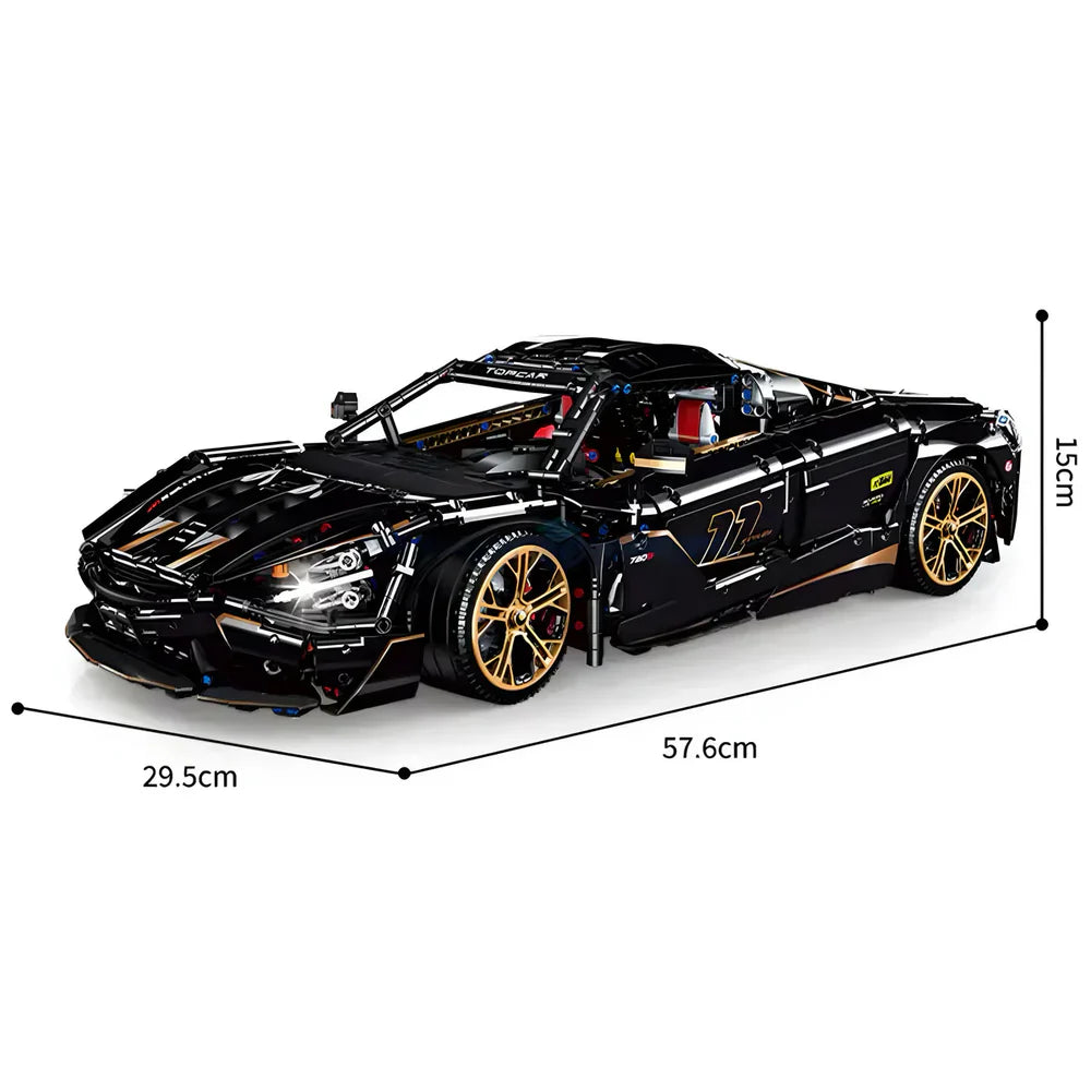 Limitierte Auflage V8 720s Spider Supercar 3657 Teile