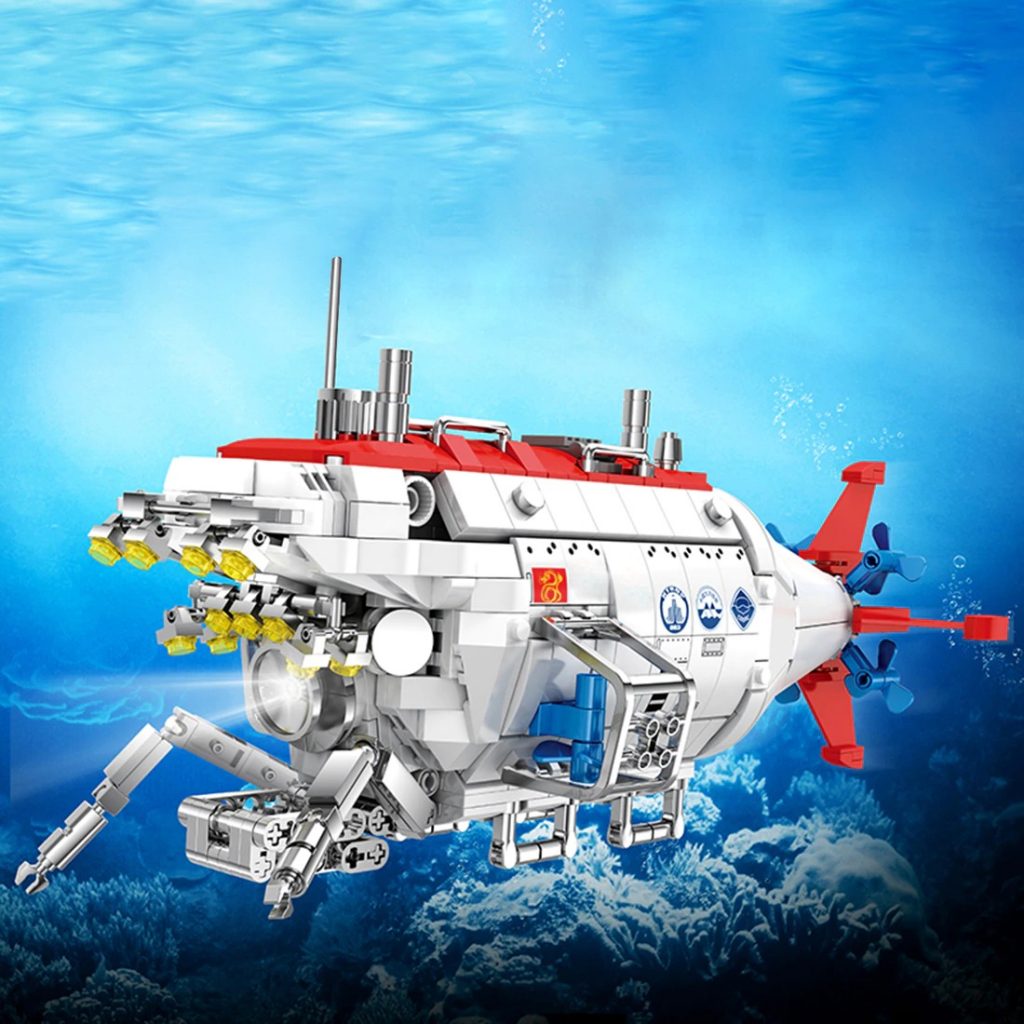 Tiefsee- bemanntes U-Boot 1288 Teile