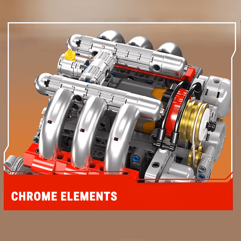 Flat 6 Engine 609PCS