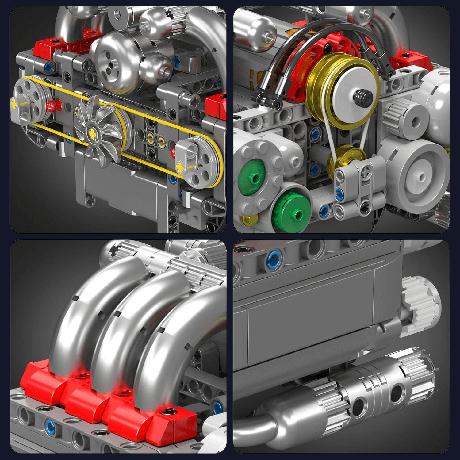Flat 6 Engine 609PCS