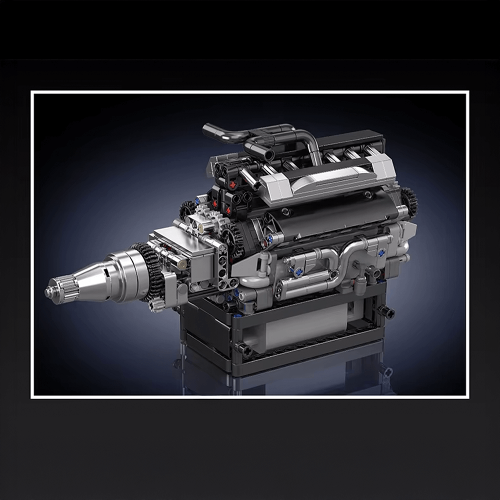 Britisches Luxus V12 Motor 733 Teile