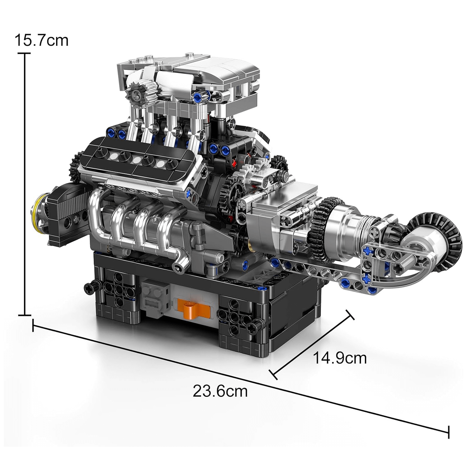 Britischer Supersportwagen V8-Motor 737TEILE