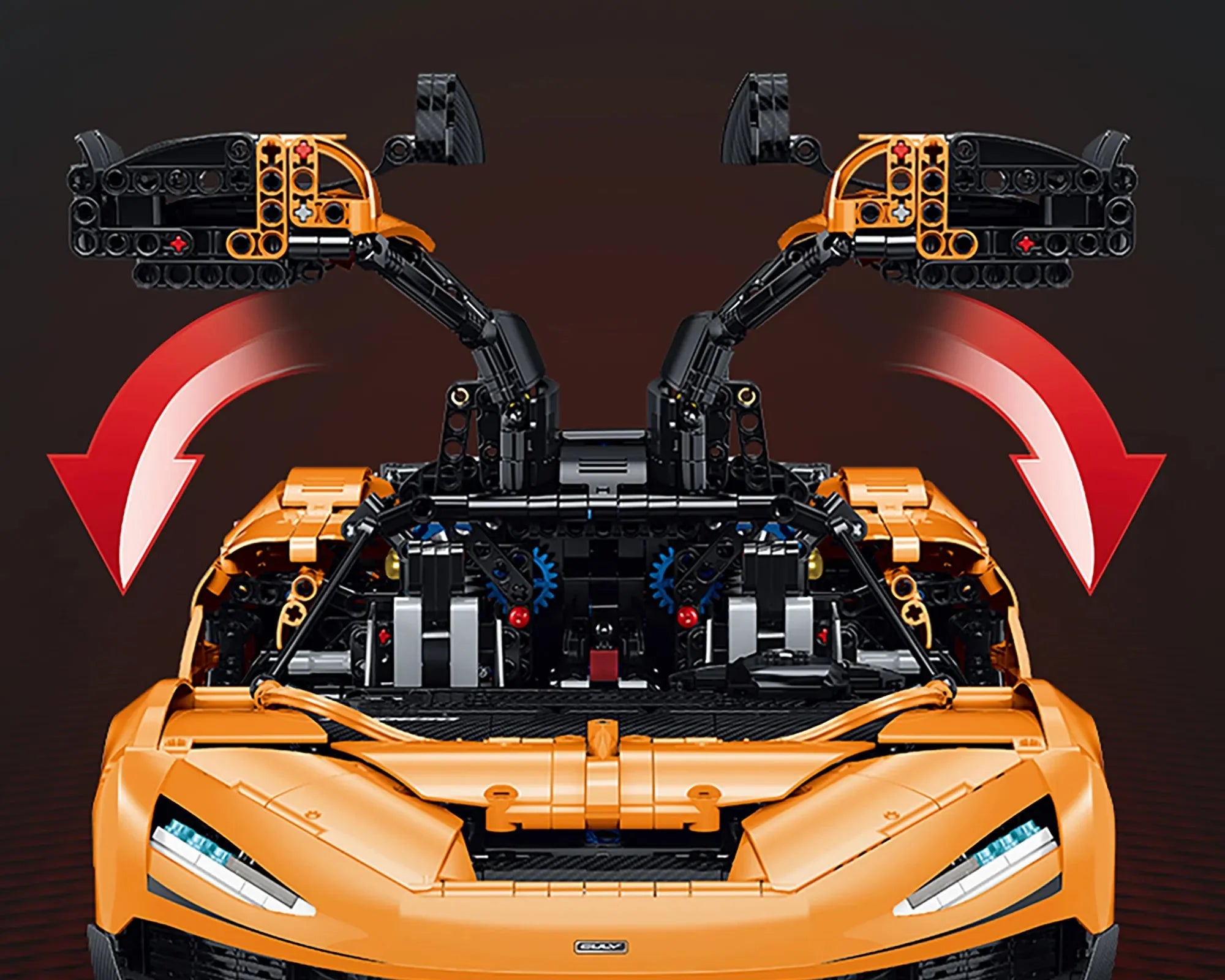 V8 Hybrid Hypercar 1200hp 3465PCS