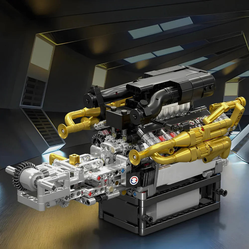 Moteur V12 britannique de 6,5 L à aspiration naturelle 973 pièces