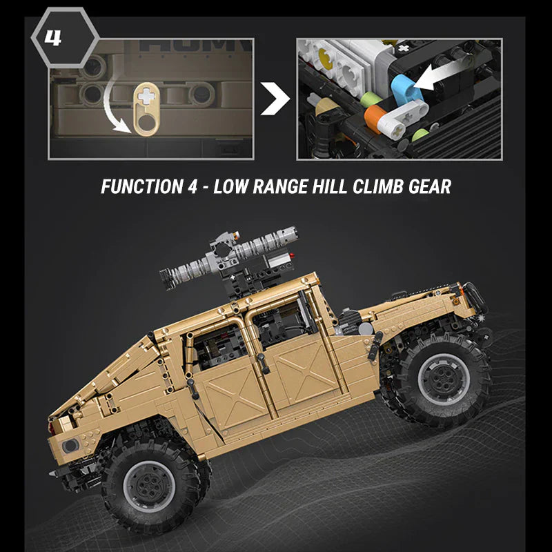 Army Hammer Off-Road Car 3935PCS