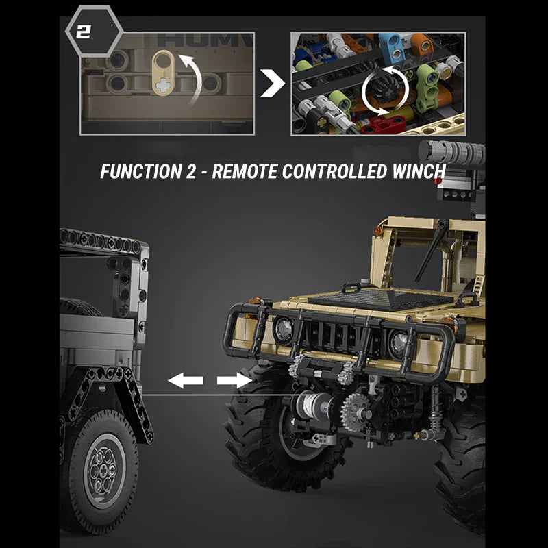 Army Hammer Off-Road Car 3935PCS