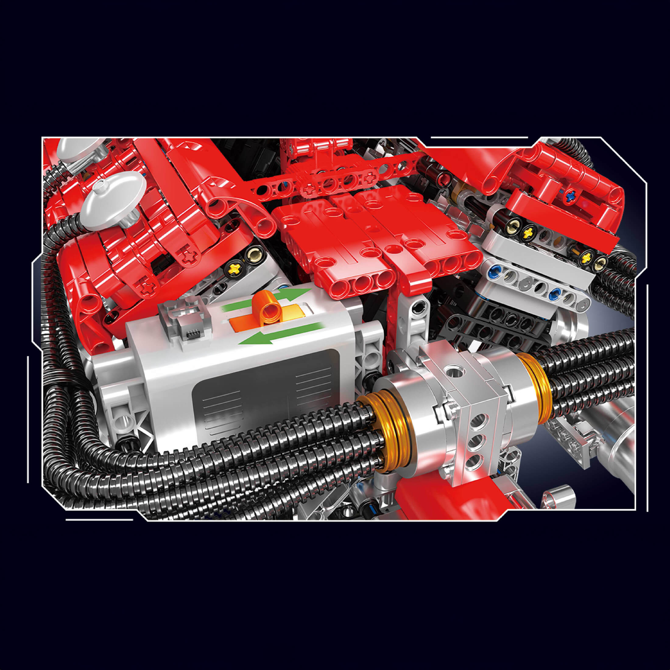 Der V12-Motor & das Getriebe 3472 Teile