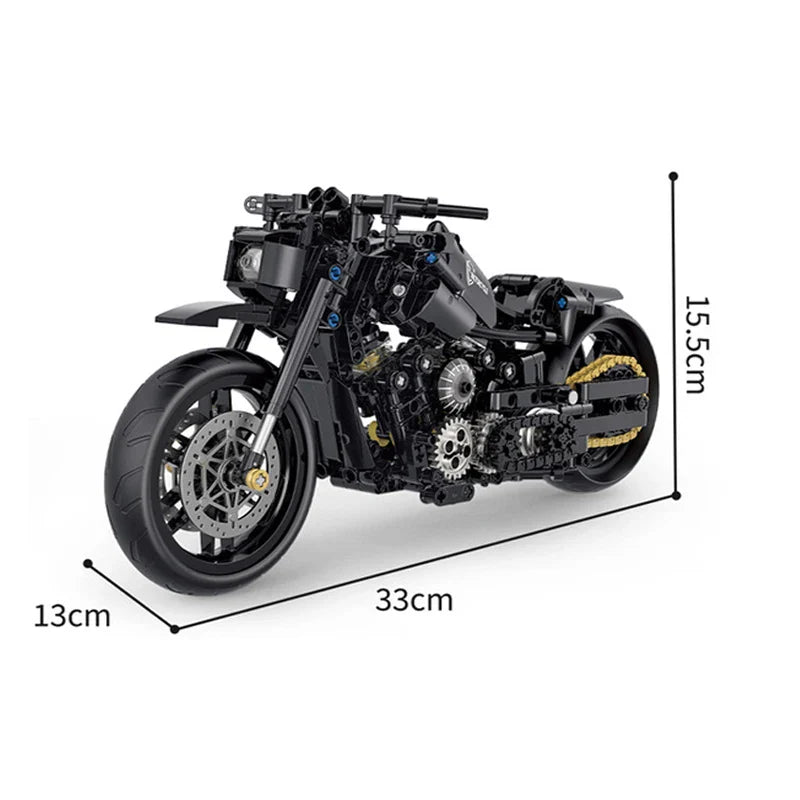 Klassisches V-Twin Motorrad 586 Teile