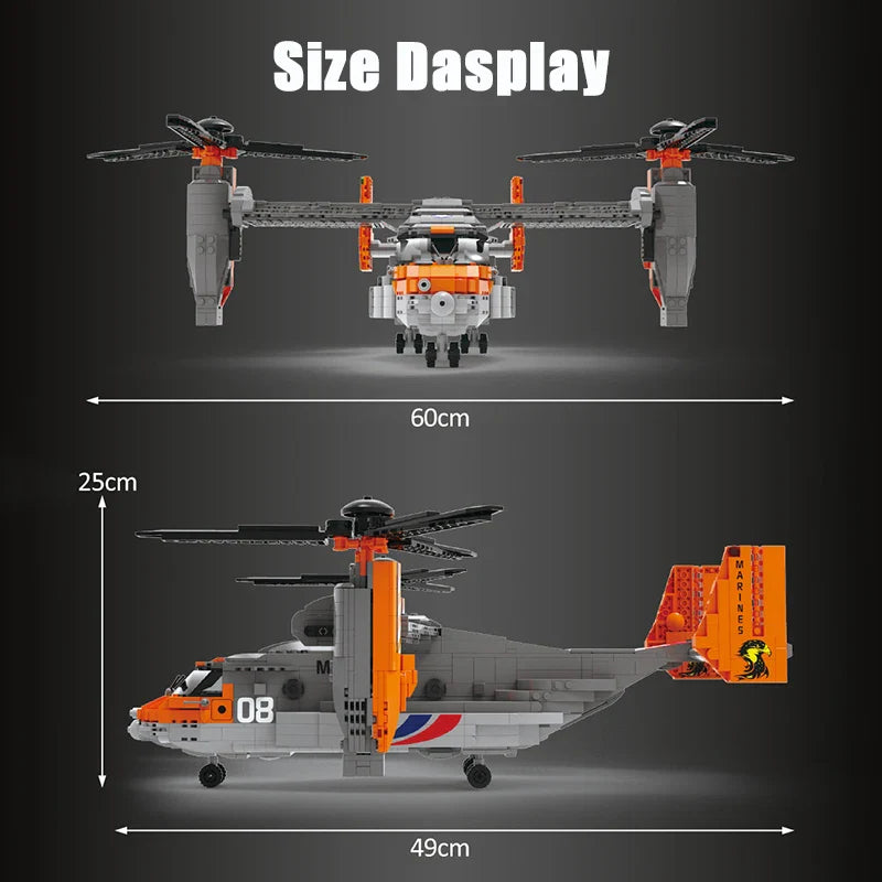 V-22 Plane 1466PCS