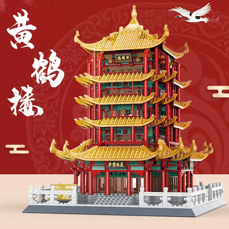 Chinese Landmark Crane Tower 6794PCS