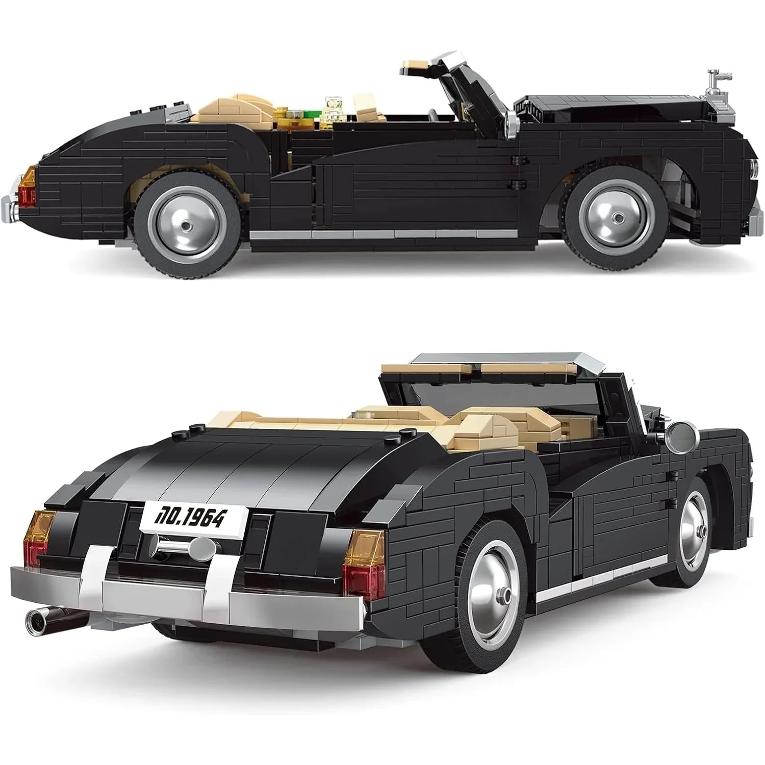 Voiture décapotable Nuage d'argent 1096 pièces