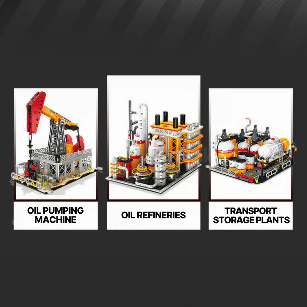 Industrial Oil Refinery 2142PCS
