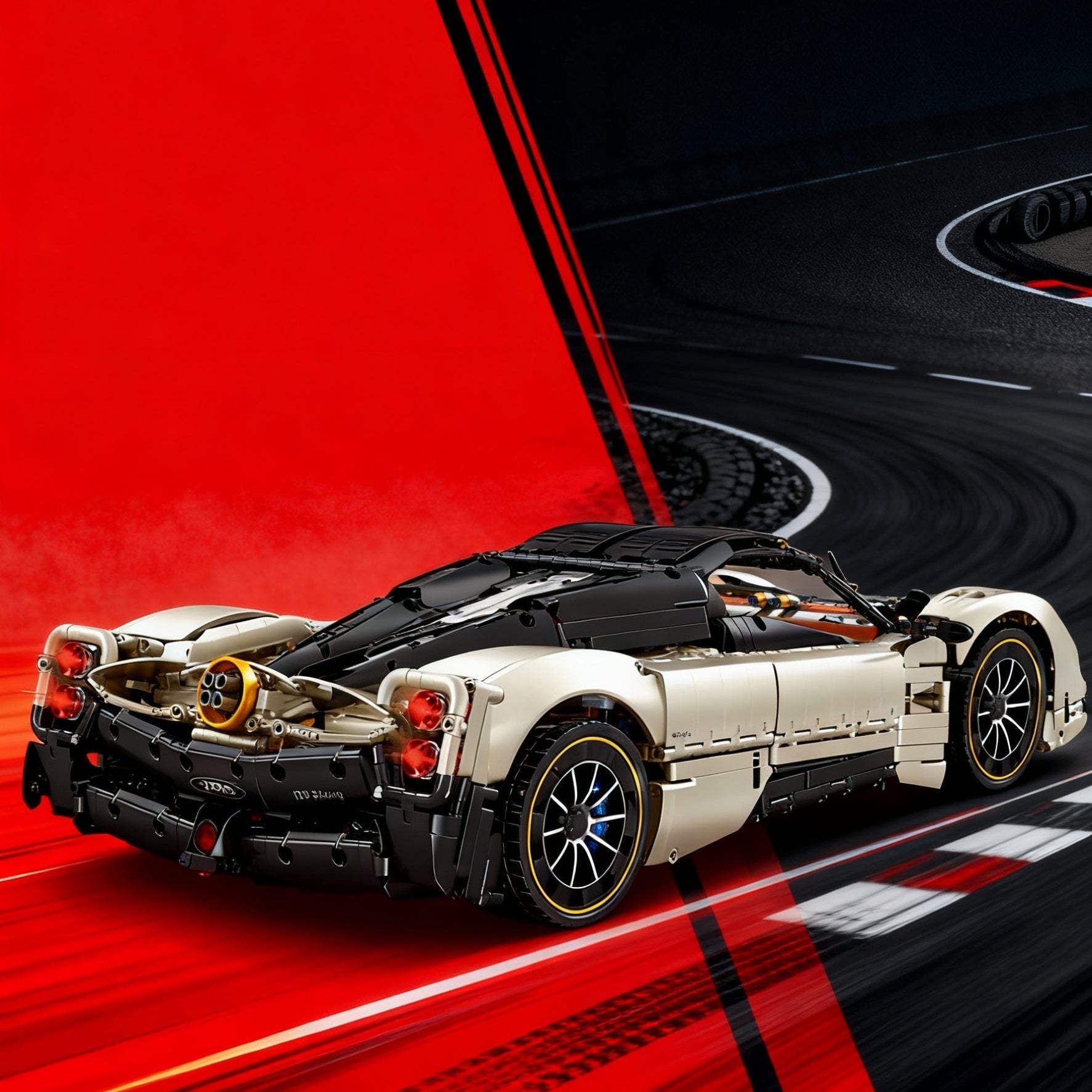 Italienischer V12 Hypersportwagen Utopia 4688TEILE