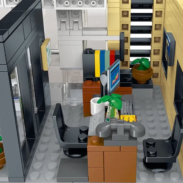 Office Building With Light 1499PCS