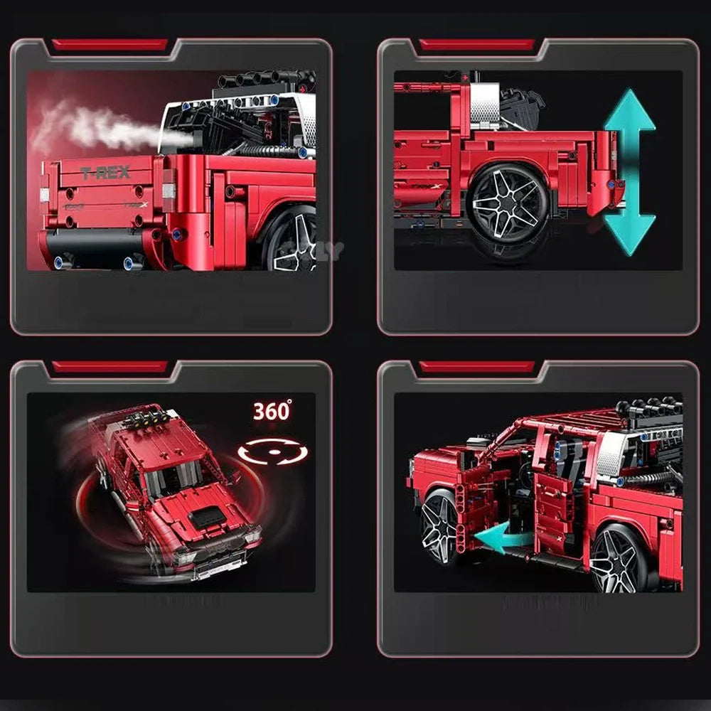 Geländegängiger T-Rex SUV 1349TEILE