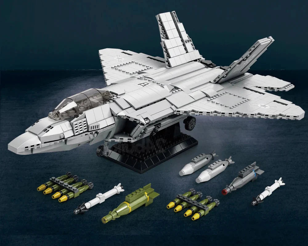 F-22 Stealth Fighter Jet 1837PCS