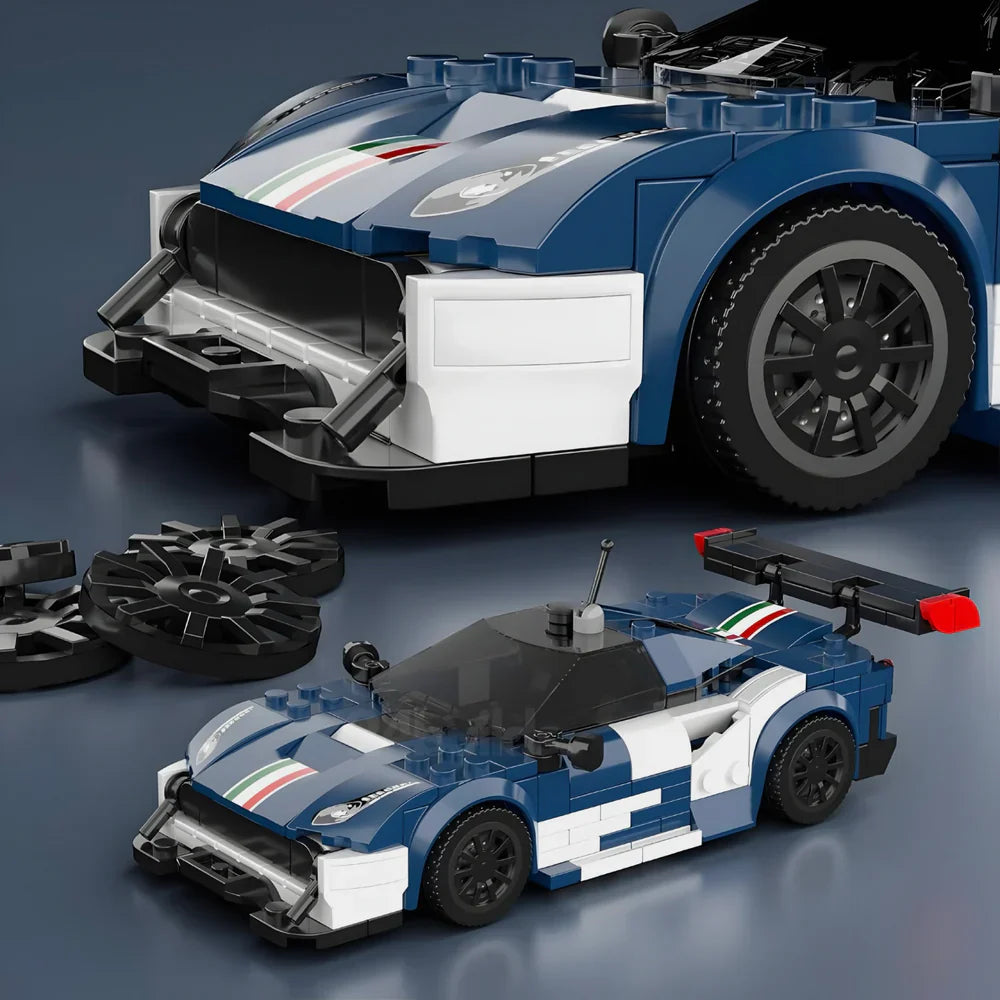 Mini-Bausteine Italienischer 488 GT3 Rennwagen 412 Teile