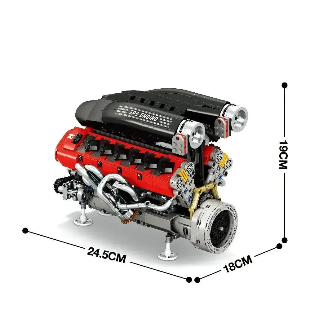 Italian V12 SP3 Engine 1240PCS