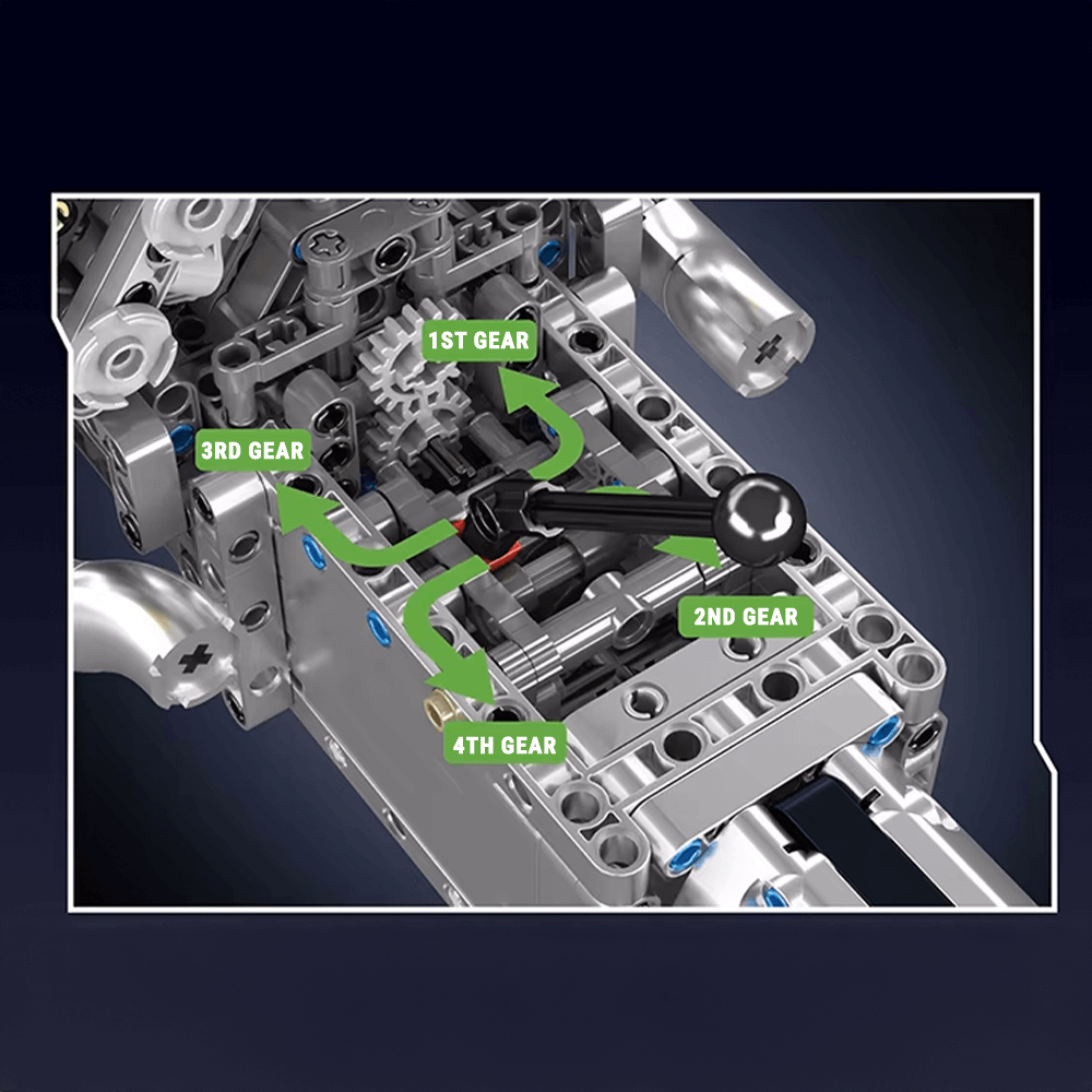 Italienischer V12-Motor 1260 Teile