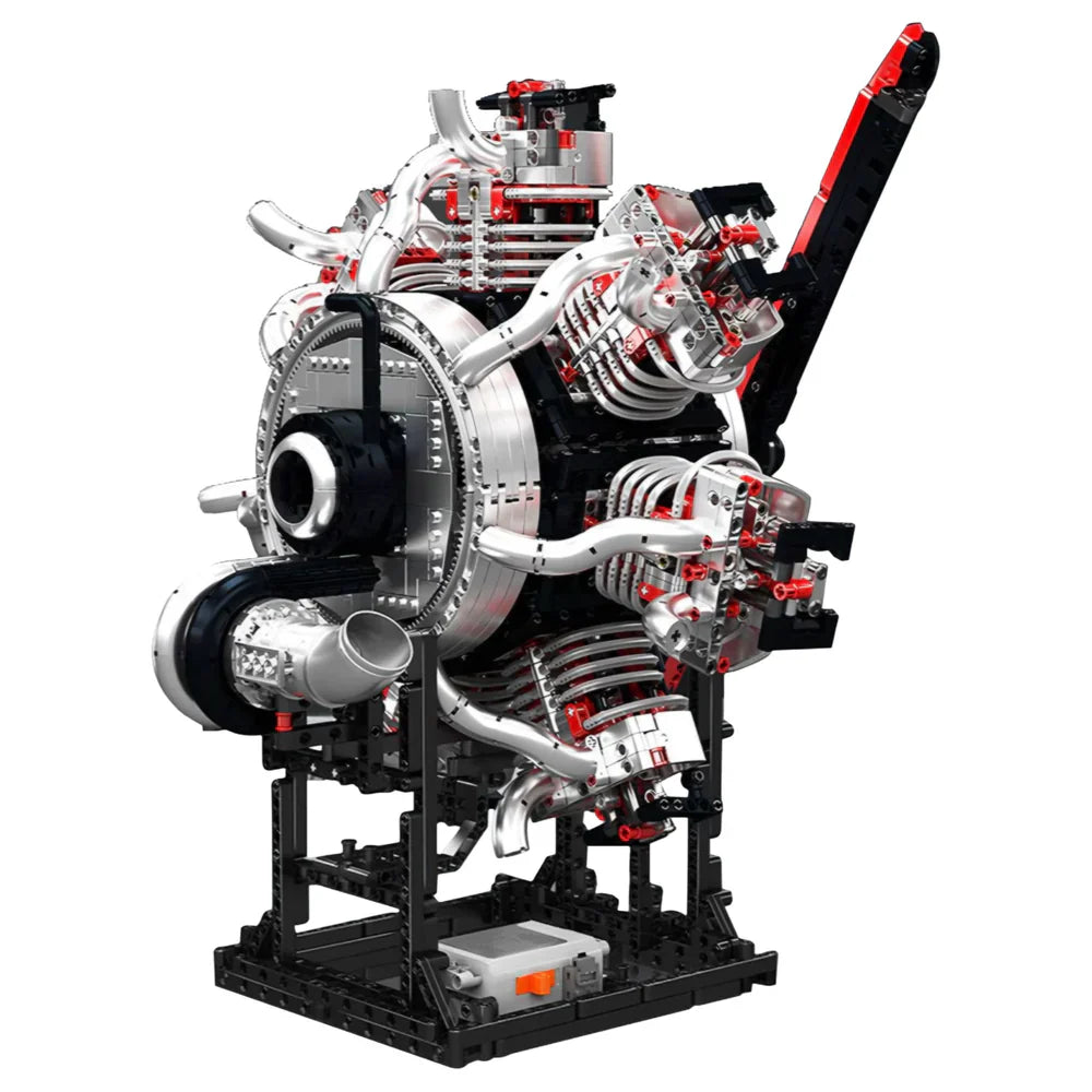 Mechanical Radial Aviation Engine 3090PCS
