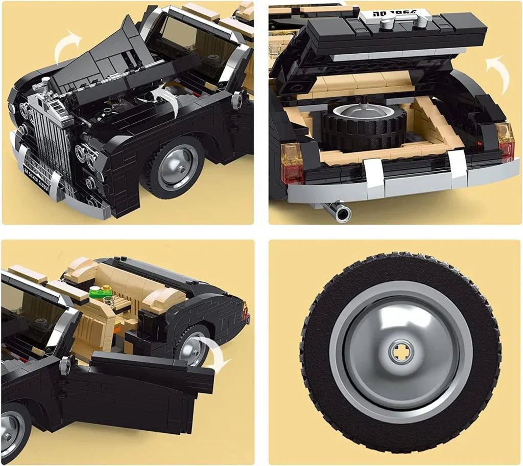 Voiture décapotable Nuage d'argent 1096 pièces