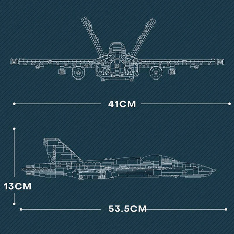 F-18 Flugzeug 1387 Teile