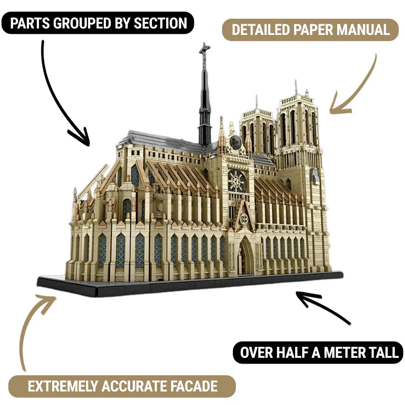 Kathedrale Notre-Dame 8868 Teile