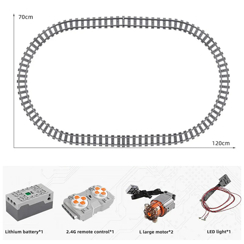 Train de haute technologie ferroviaire mondiale 1552 pièces