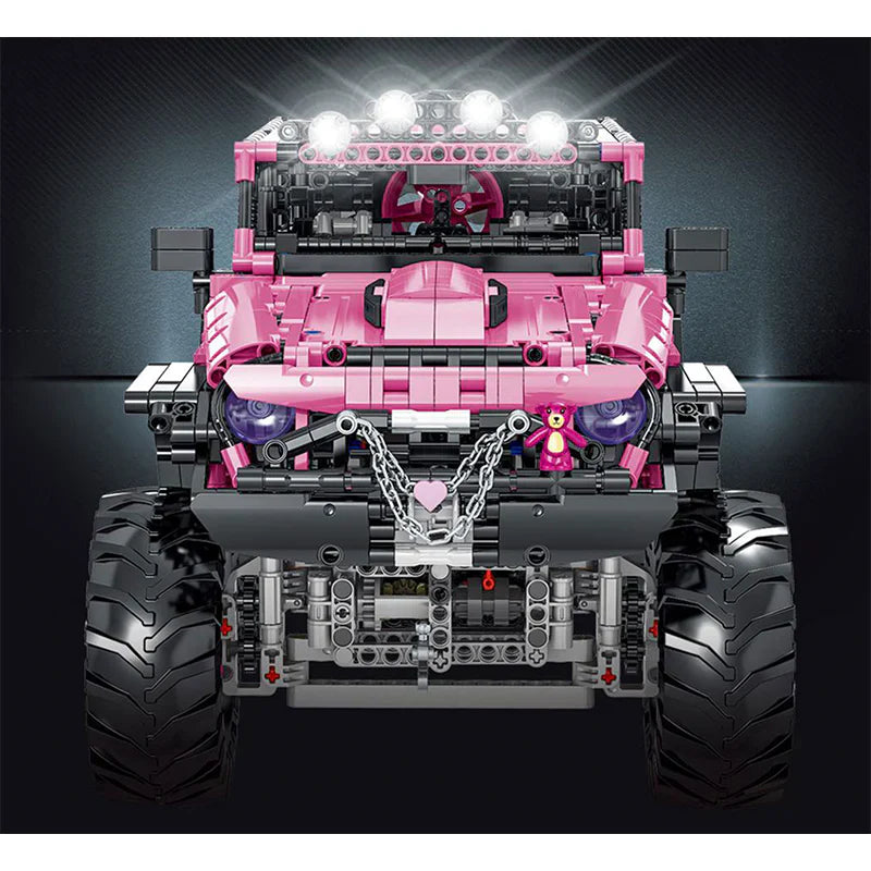 Pink Geländewagen 2471 Teile