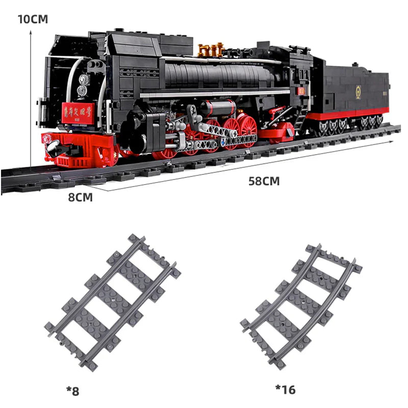 Train de haute technologie ferroviaire mondiale 1552 pièces
