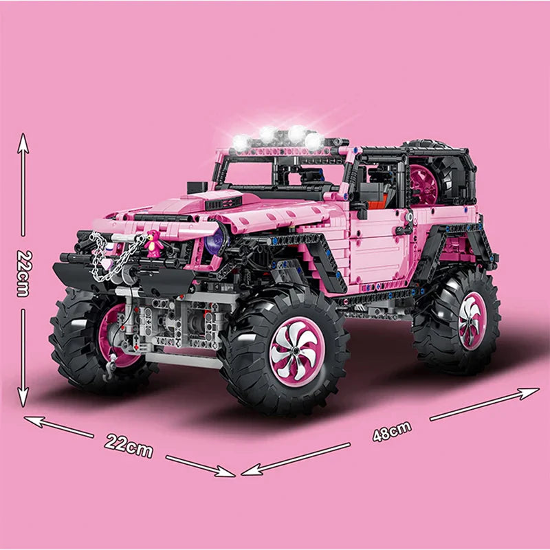 Pink Geländewagen 2471 Teile