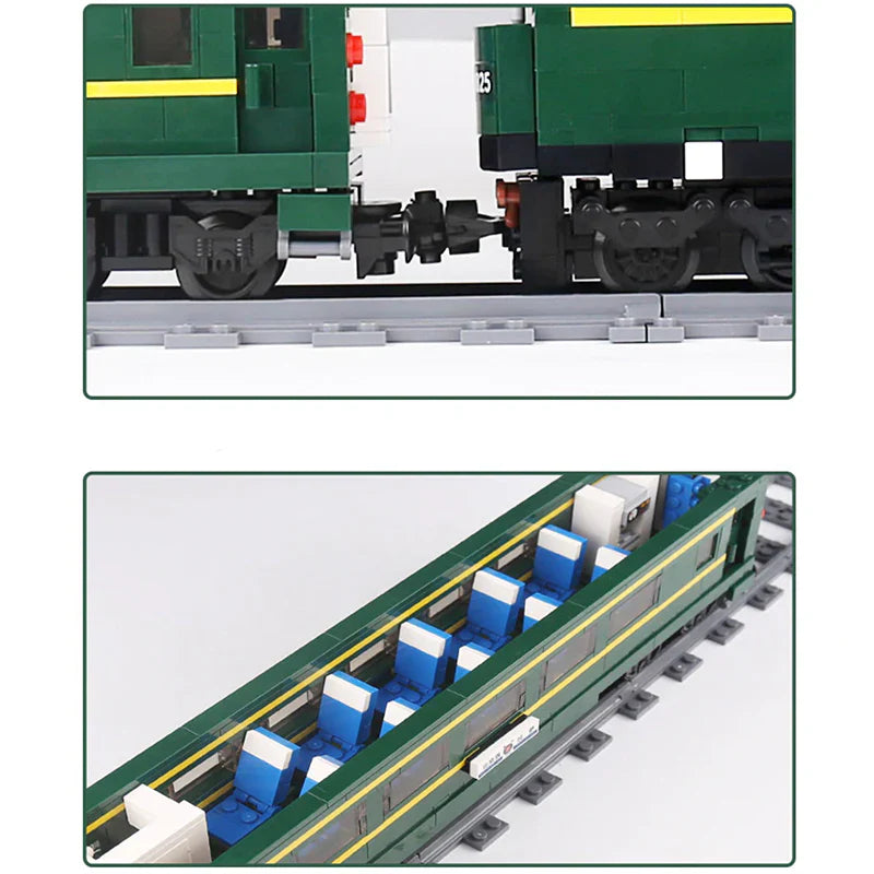 Welt-Eisenbahnzug 2086 Teile