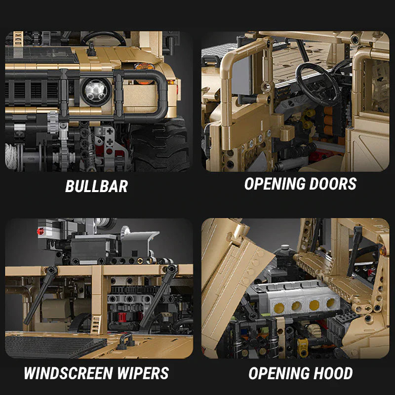 Army Hammer Off-Road Car 3935PCS