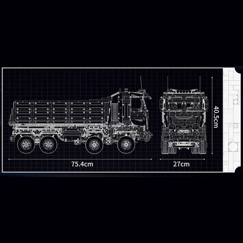 Pneumatic Dump Truck 5768PCS