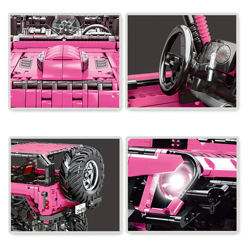 Pink Geländewagen 2471 Teile