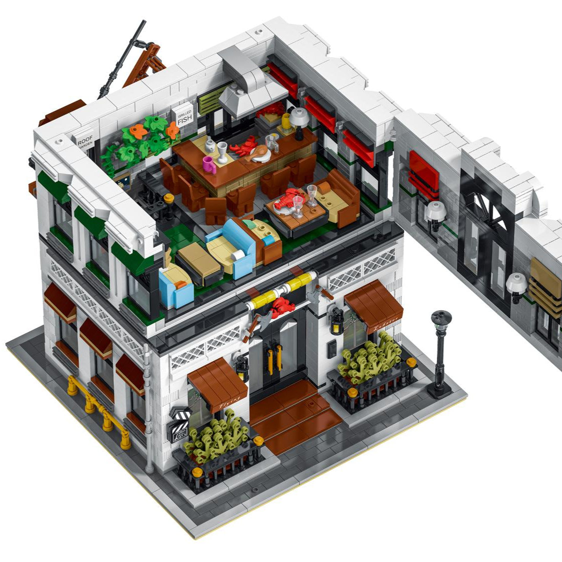 Meeresfrüchte-Restaurant 4132 Teile