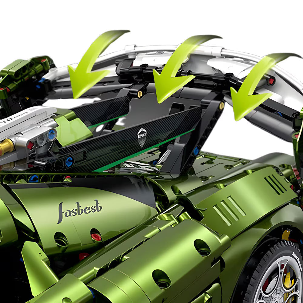 Schwedischer Chrom-Hypercar 3837TEILE