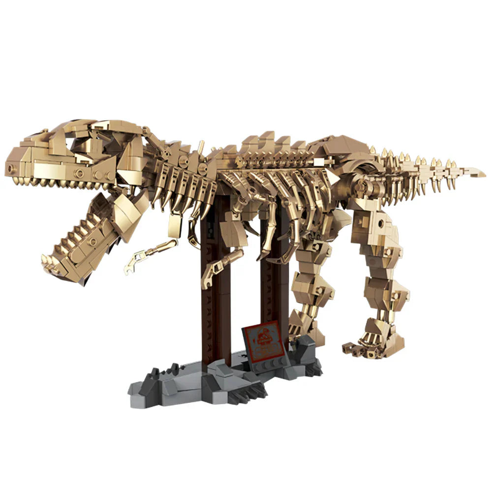 Goldener T-Rex Dinosaurier-Sammlerstück 864 Teile