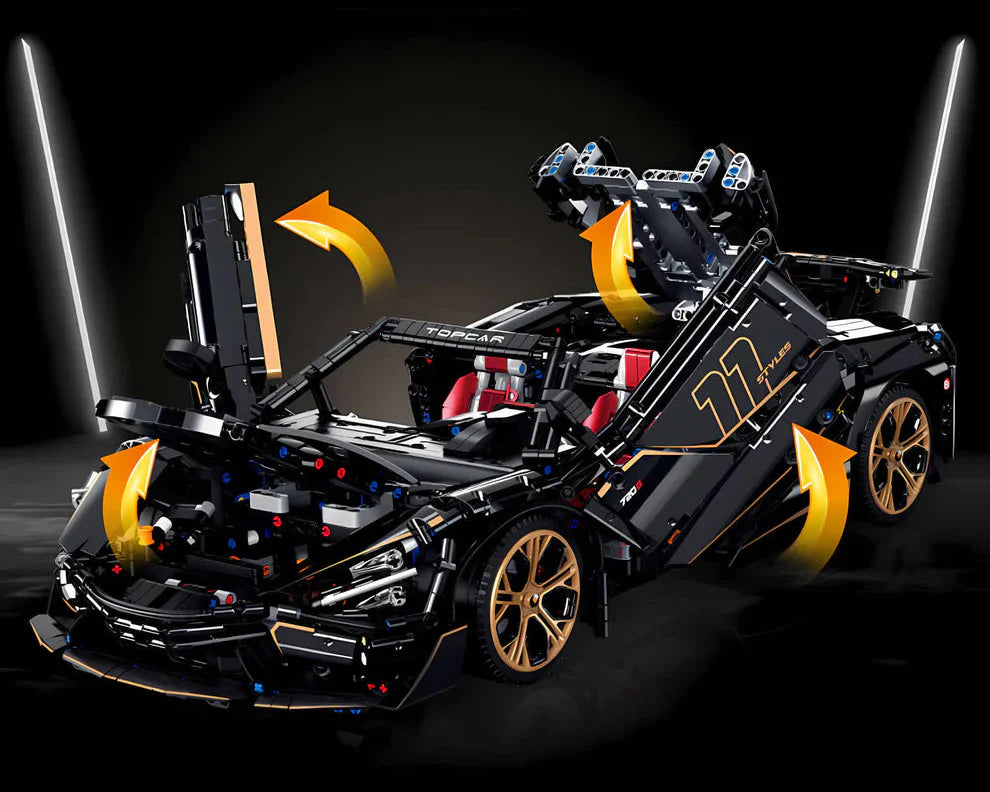 Limitierte Auflage V8 720s Spider Supercar 3657 Teile