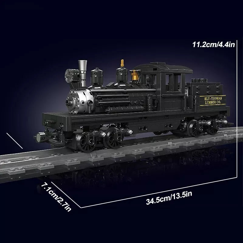 Shay-Typ Dampflokomotive 880 Teile