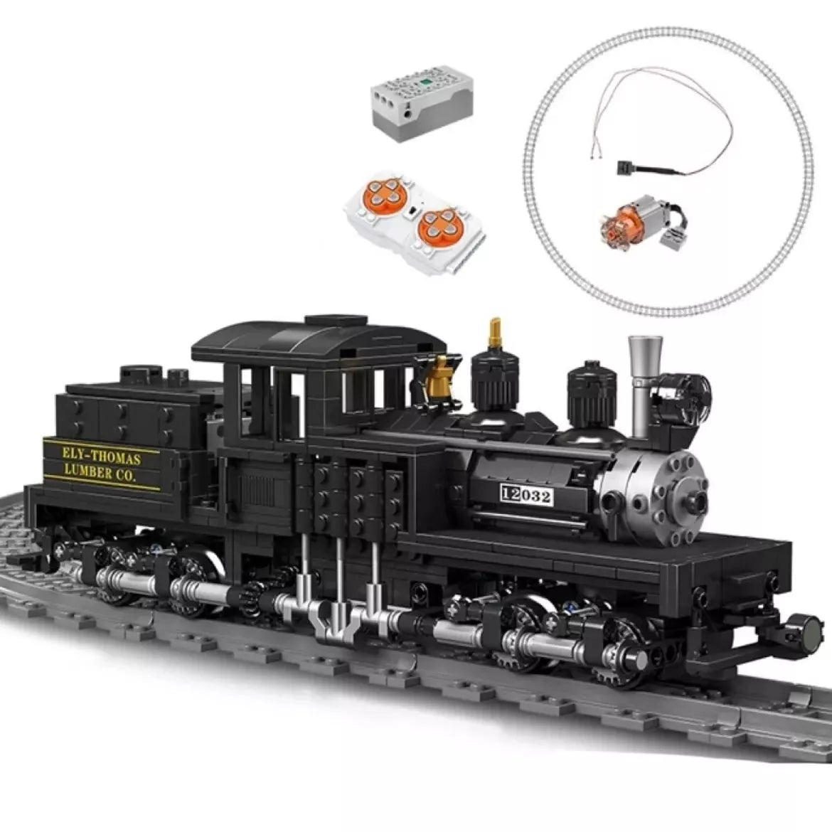 Shay-Typ Dampflokomotive 880 Teile