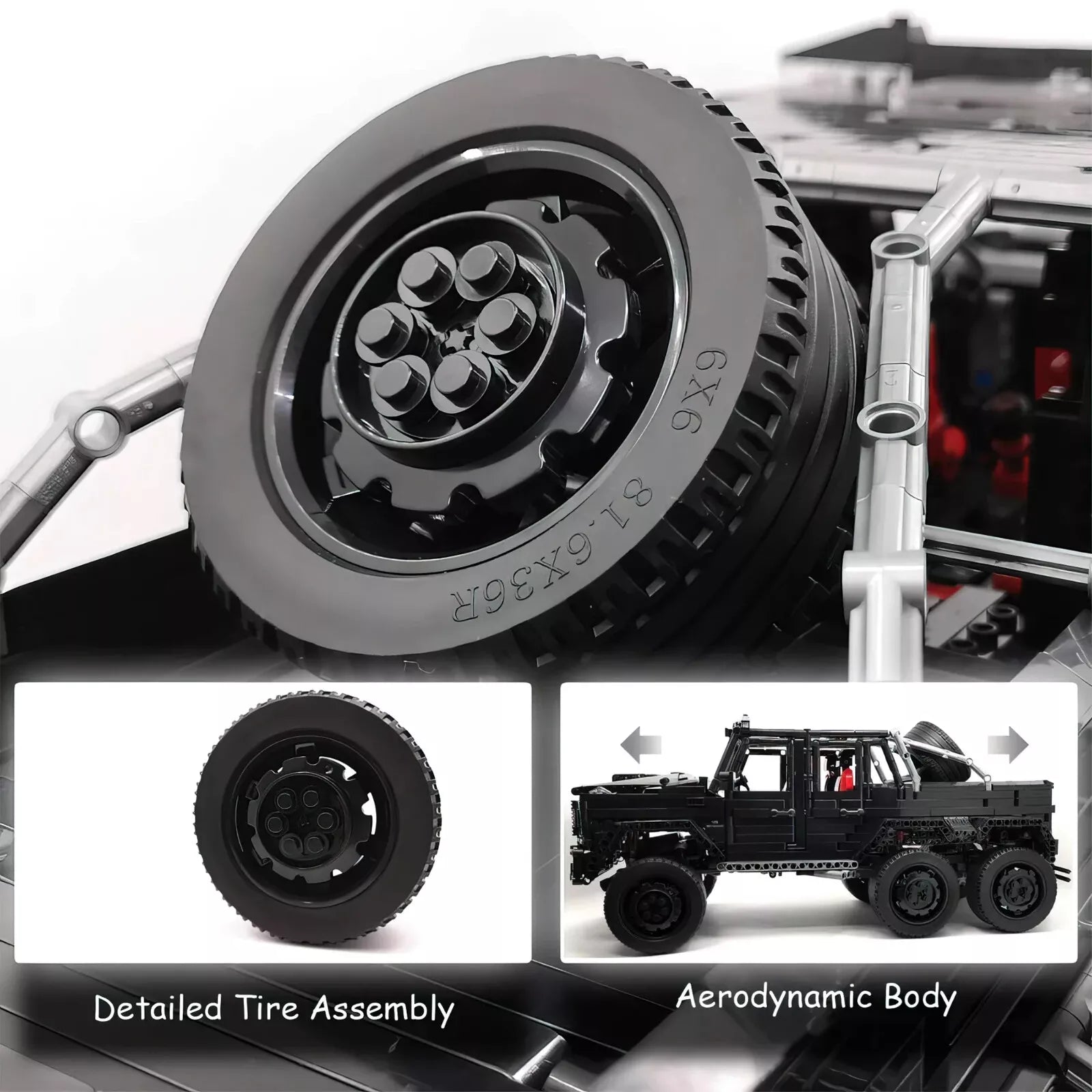 6-Wheel Off-Road German SUV 3309PCS