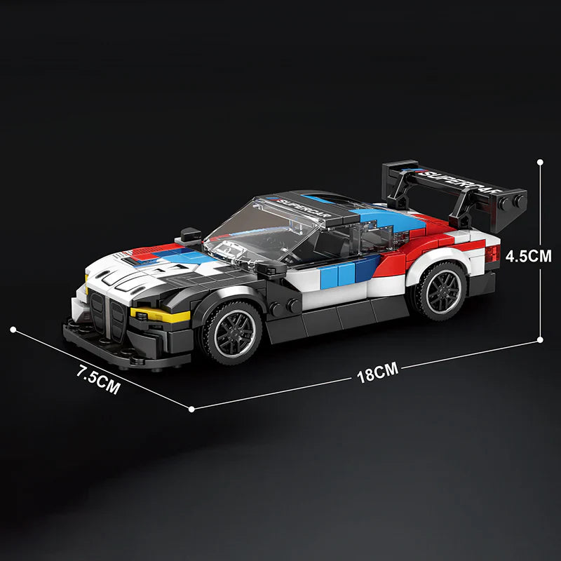 Mini Bricks M4 GT3 Deutscher Rennwagen 430 Teile