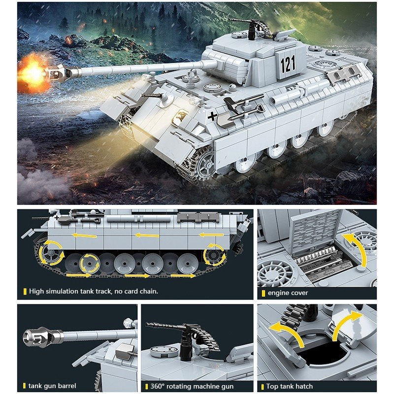 Panther Panzer-121 990TEILE